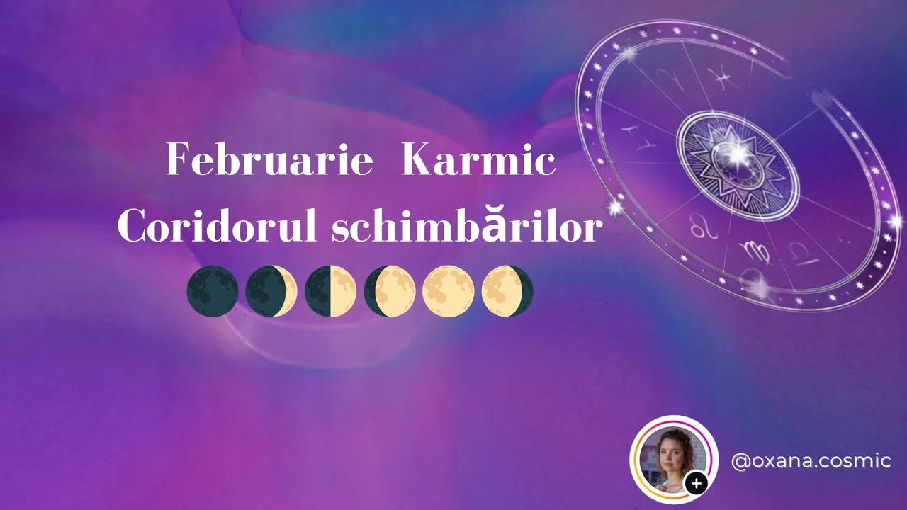 Februarie karmic. Coridorul eclipselor (schimbărilor) 🌖🌕🌔🌓🌒🌑🌗