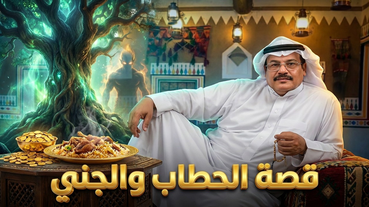 46- قصة الحطاب و الجني😱ابو متعب الحربي #حزة_سوالف #حزة_سوالف #ابو_متعب_الحربي