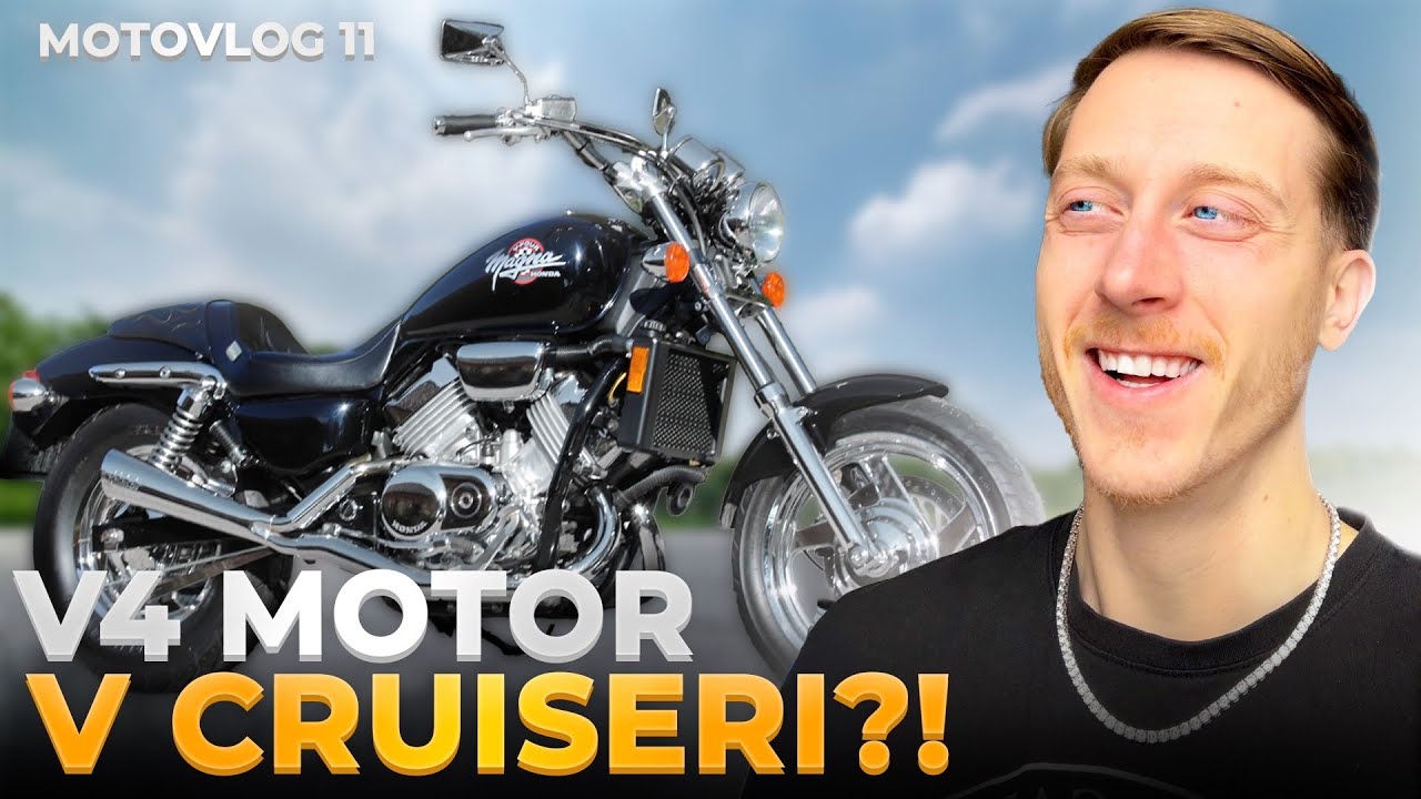 Motorka ktorá predbehla svoju dobu. Honda Magna (MOTOVLOG 11)