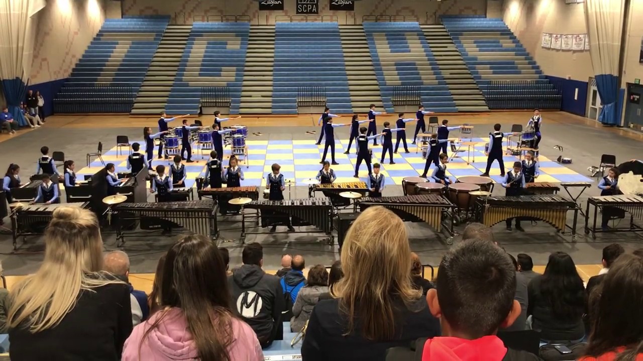 Townsend JHS Indoor Drumline 2020 “The Classroom” | SCPA Temescal Canyon HS