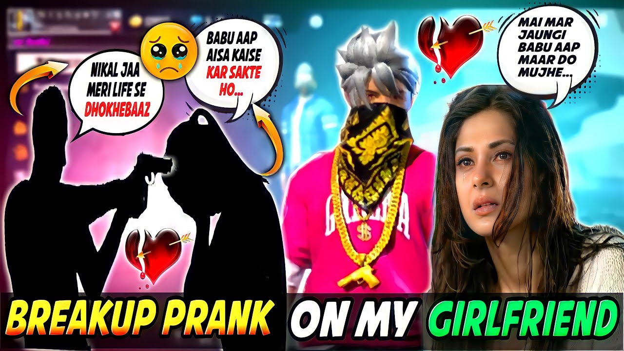 Breakup Prank On Girlfriend FreeFire💔 || Gone Emotinal🥺 || Garena Freefire @TondeGamer