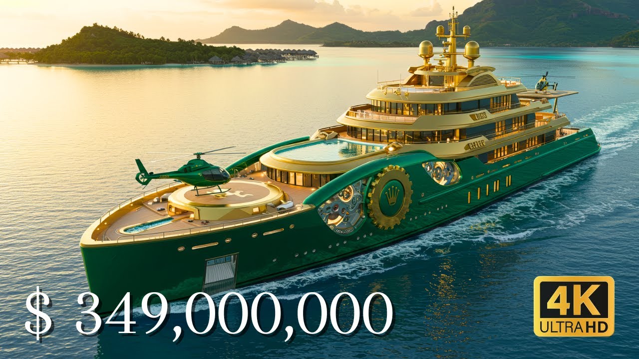 Rolex Just Dropped a $349,000,000 Superyacht and It’s More Insane Than You Think