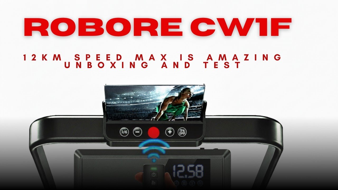 This Tiny Treadmill Is a Beast! ROBORE CW1F Unboxing & Speed Test