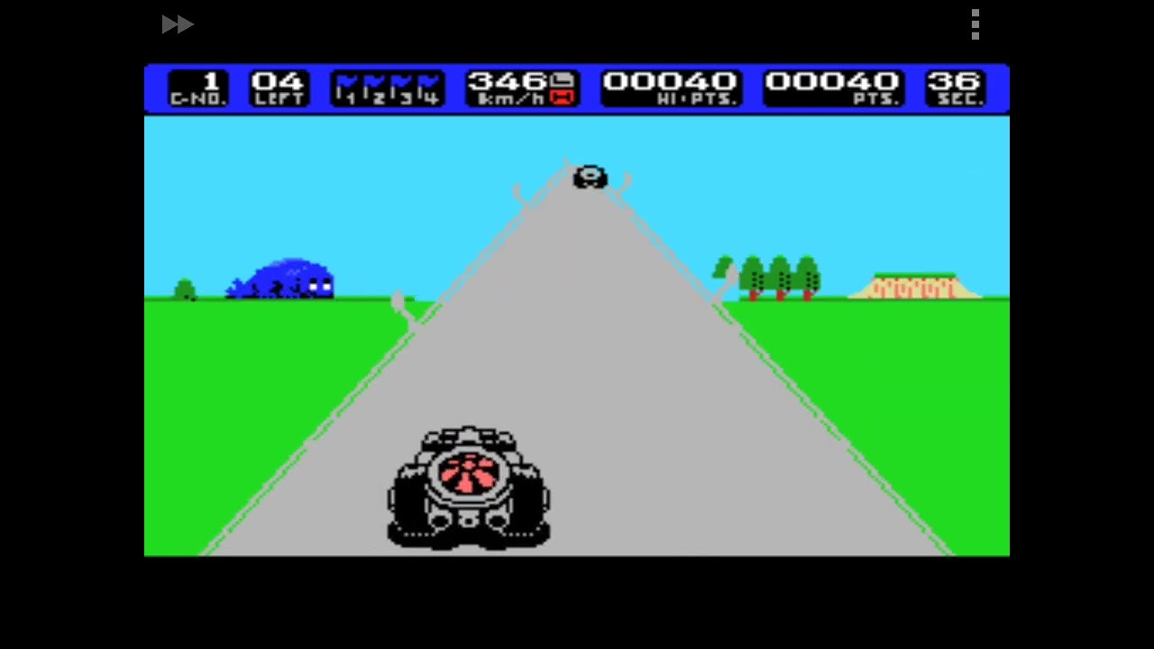 Anbernic RG406H Games Screen Record Test - Coaster Race MSX