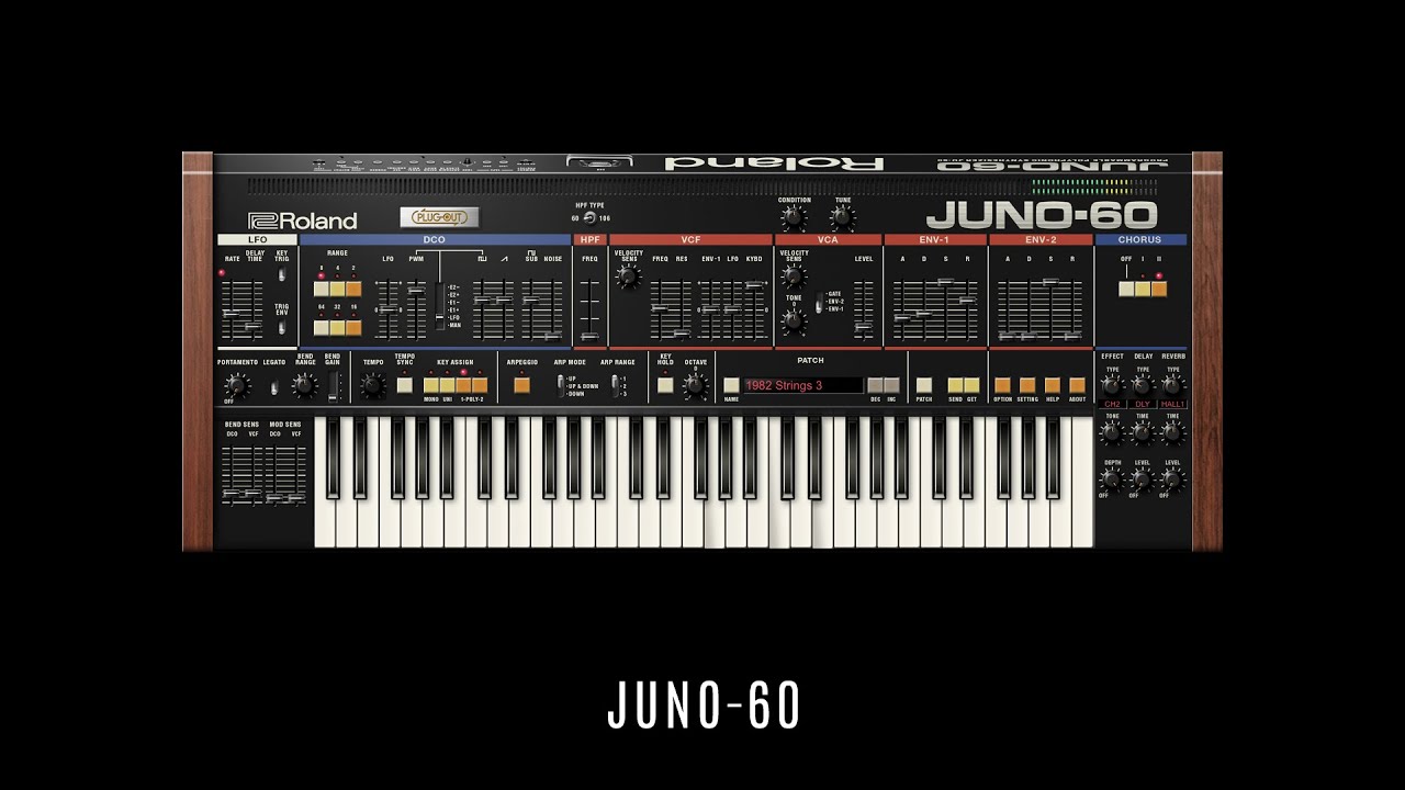 JUNO-60 • Roland Cloud • 25 Selected Factory Presets • Synthwave VST • Sounds Patches • No Talking