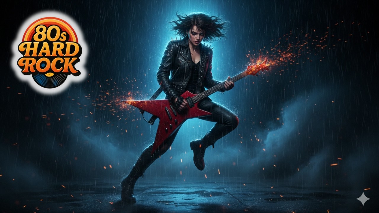 ⚡ 80s Hard Rock Work Music  | Full Throttle Energy Album