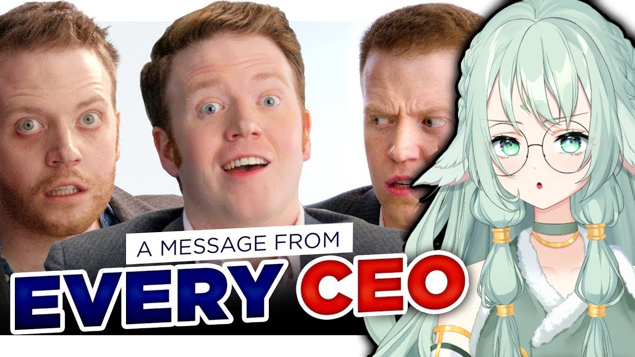 A Message From Your Favorite CEOs | College Humor | Vtuber Reacts
