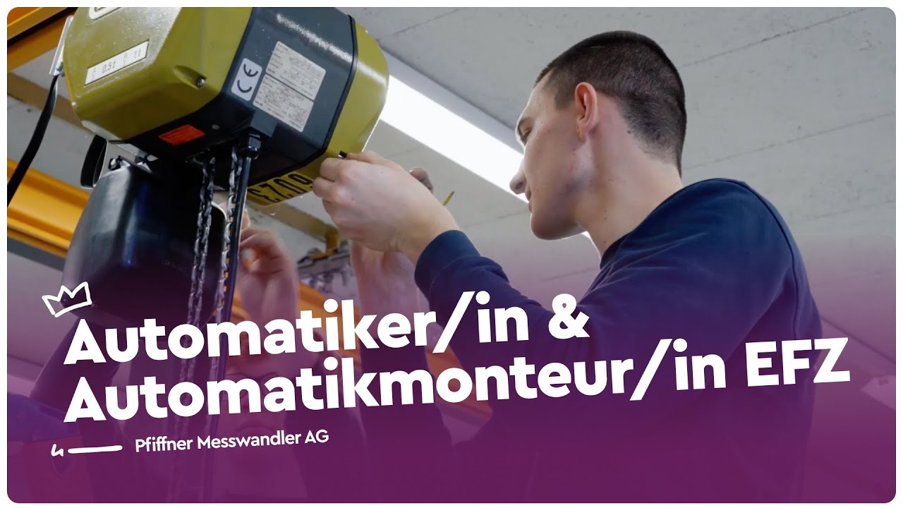 Automatiker/in EFZ & Automatikmonteur/in EFZ - Pfiffner Messwandler AG | Lehrstellenvideo | Yousty