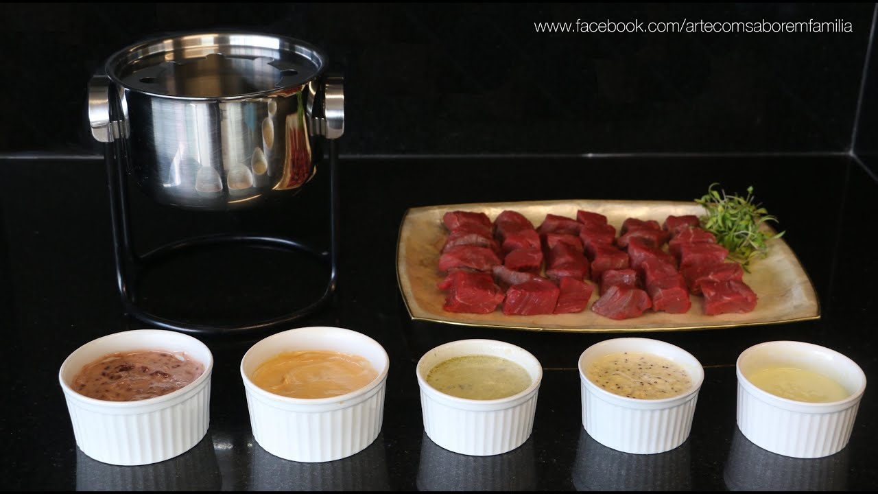 Arte com Sabor - Fondue (aula de culinária on line)