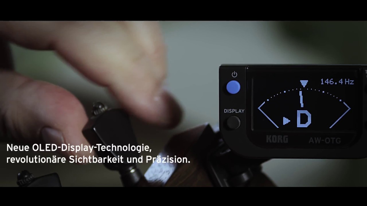 KORG AW OTG /Poly Gitarren Stimmger&auml;t mit OLED-Display