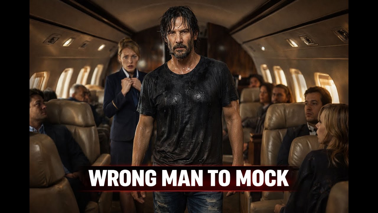 She Dumped Water on Keanu Reeves — Not Knowing He Owns the Jet!
