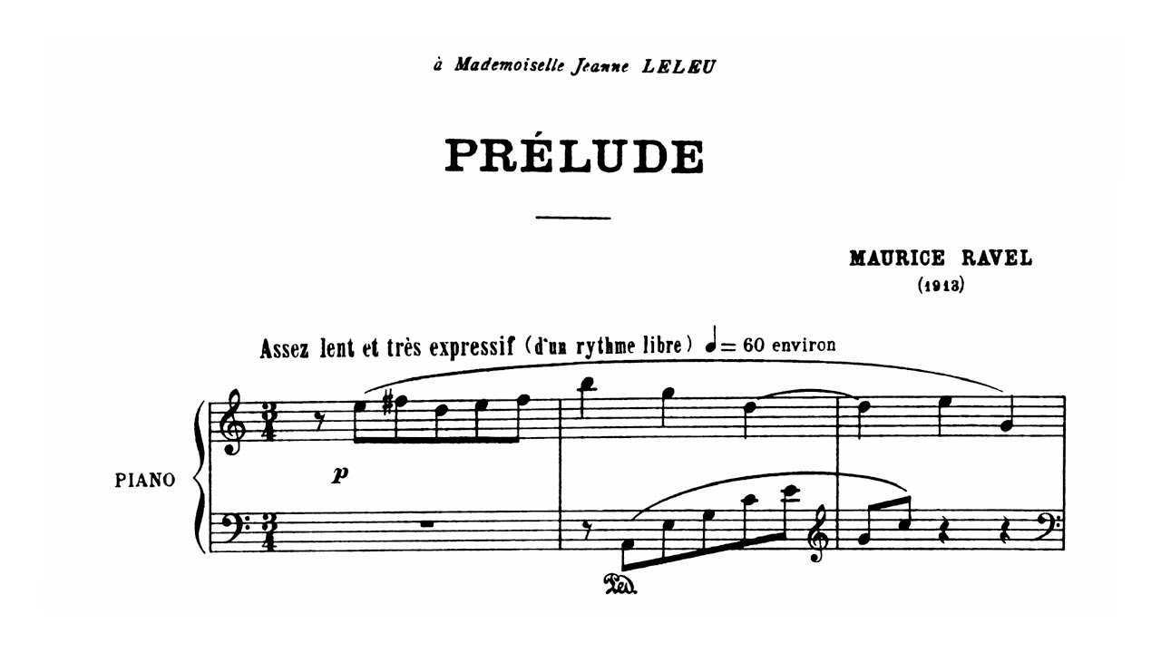 Ravel - Prélude in A minor [Seong-Jin Cho] [2025]
