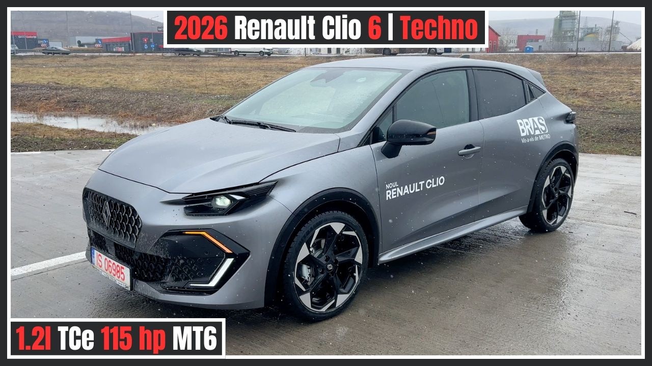 NEW Renault Clio 2026 (Techno 1.2 115 hp) Review, Driving, Fuel Consumption