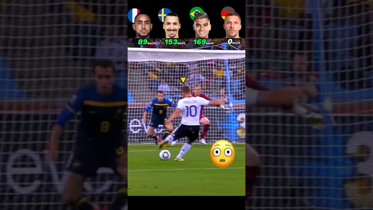 Payet VS Ibrahimovic VS Bereira VS Podolski 🤯🚀 Powerful Shot Challenge