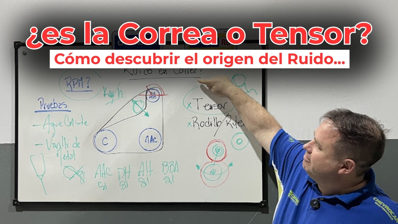 Te explico cuando es el RUIDO del Tensor y NO de la correa! 🔍