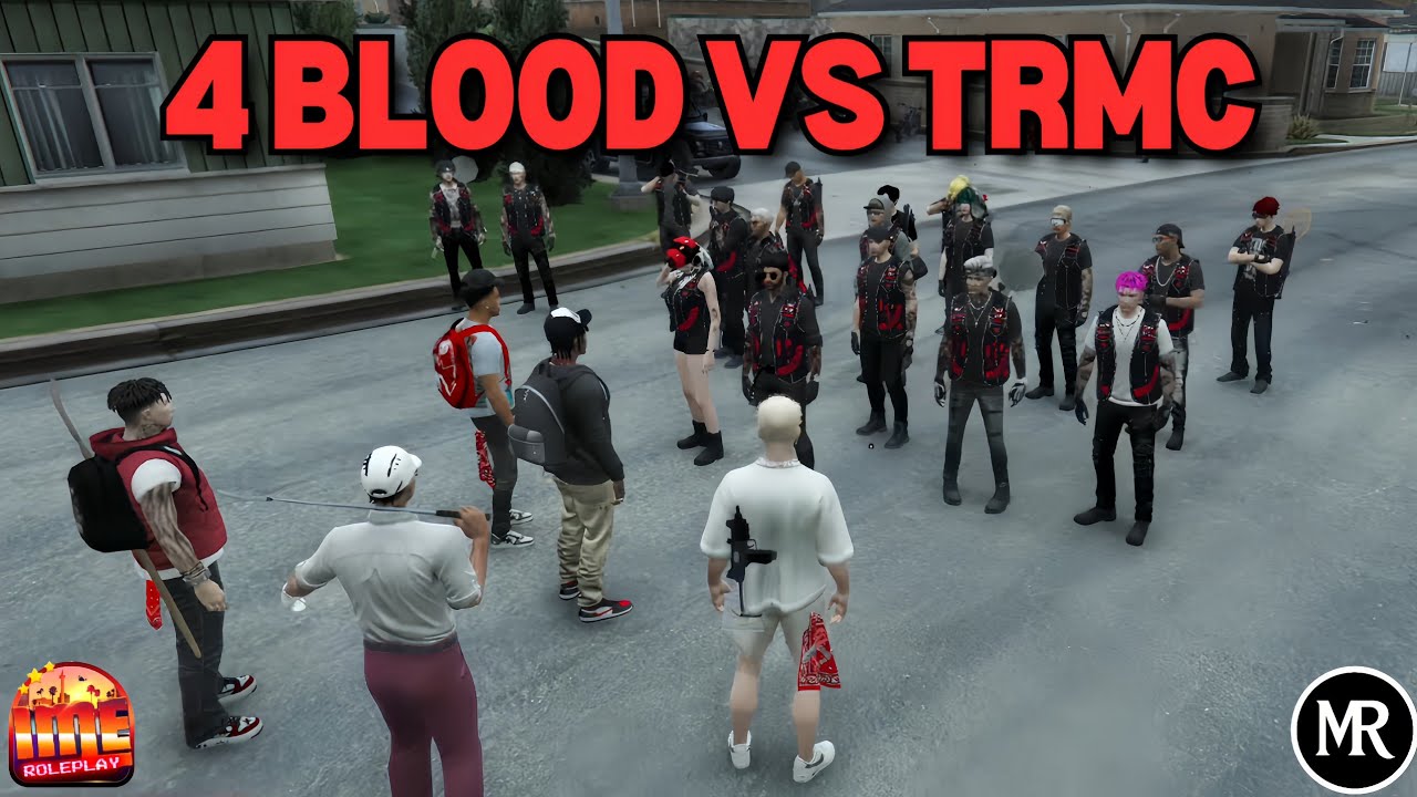4 BLOOD VS TRMC !! TRMC TIDAK TERIMA DITEMBAK 4BLOOD DI KARNAVAL !? GTA V ROLEPLAY #imeroleplay 