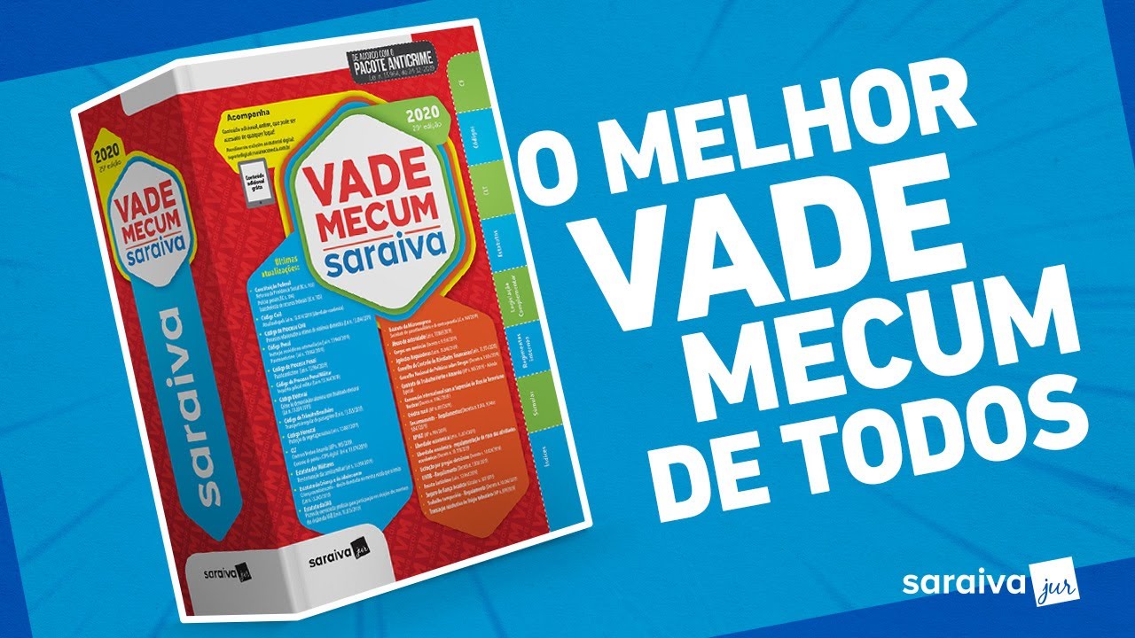 Por que escolher o Vade Mecum Saraiva 2020? 📕