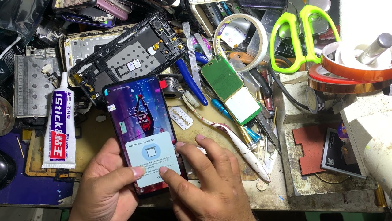 thay màn hình samsung a21s