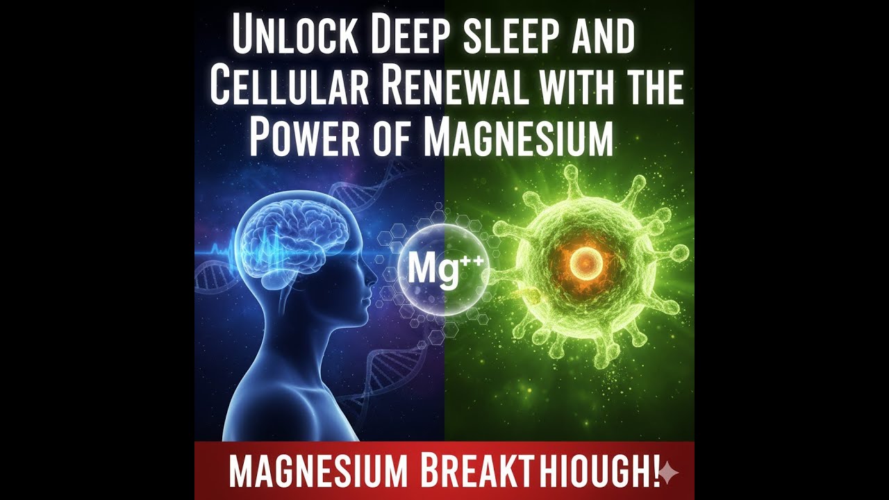 😴 The Mineral Secret to Deep Sleep & Cell Renewal (Don't Skip This!)