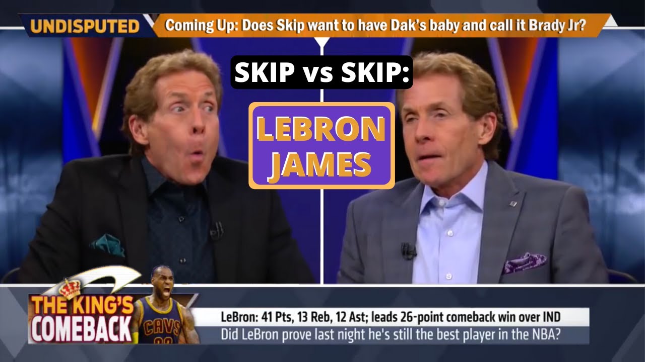 Skip Bayless Debates Himself about LeBron James | UNDISPUTED Parody