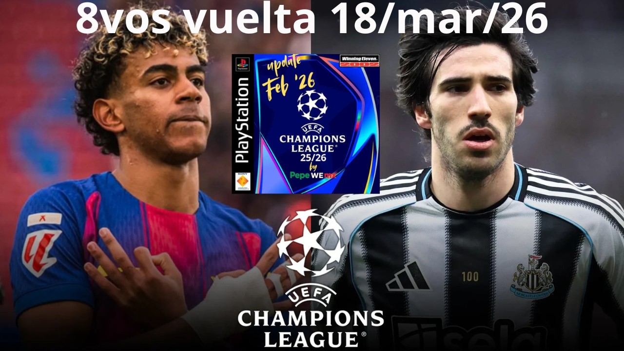 Barcelona vs Newcastle 8vos vuelta Champions League 25/26 | Simulacion