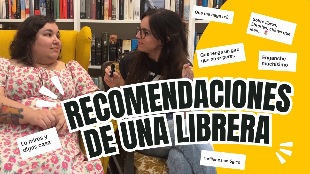 💥 Nueva sección 💥 RECOMENDACIONES PERSONALIZADAS con UNA LIBRERA 📚 ¿Te recomendamos un libro?📚
