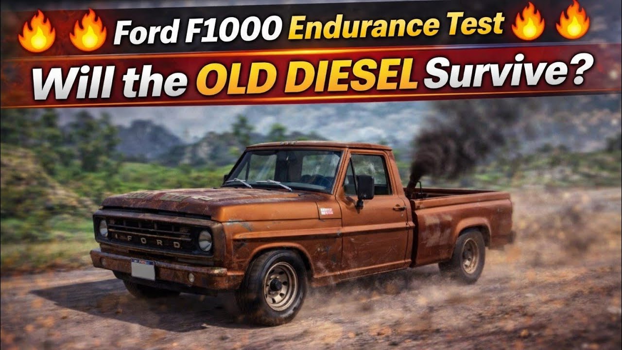 🔥🔥🔥Ford F1000  Endurance Test – Will the Old Diesel Survive?🔥🔥🔥