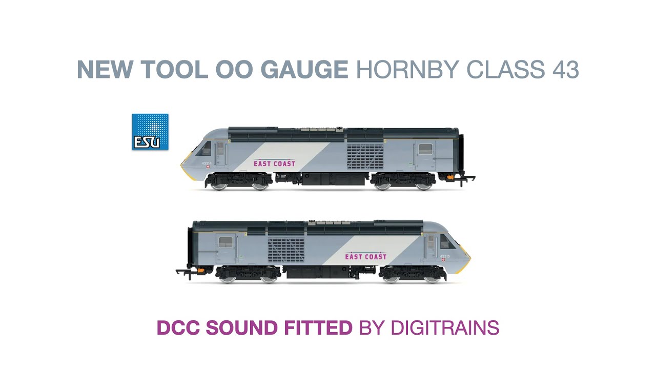 Hornby OO Gauge Class 43 HST DCC Sound Fitted By Digitrains