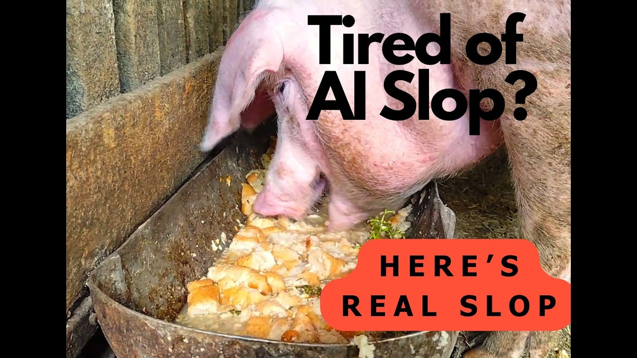 AI Made You Lose Your Mind? Pig Slop Will Restore It.   ASMR