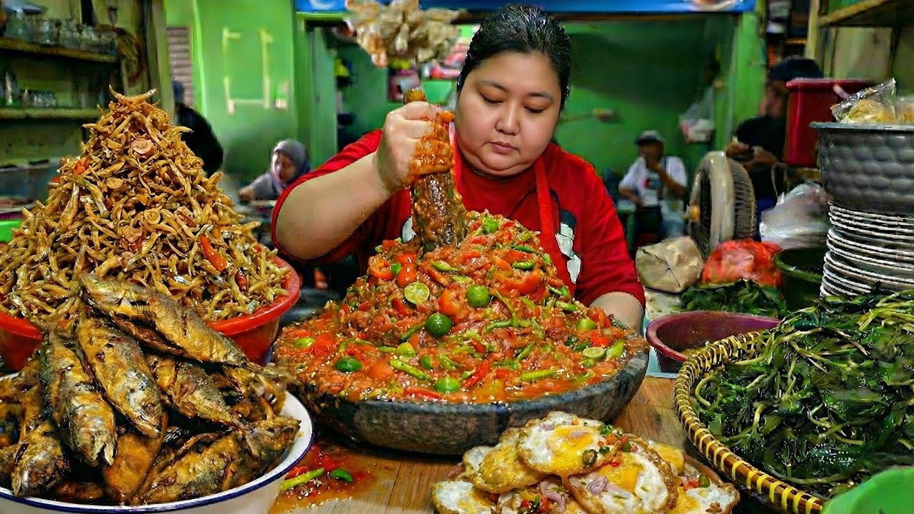 NGASIH SAMBELNYA BAR-BAR BANGET! Padahal Nyempil di Pasar, Tapi Larisnya Kebangetan