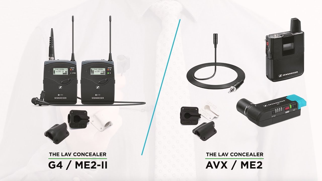 Hiding A Sennheiser ME 2-II (G4, AVX, XSWD) Lav Mic in a Shirt.