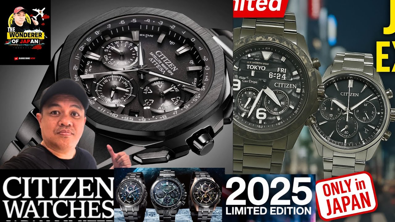 Only in Japan! 🇯🇵 2025 Limited Edition CITIZEN Watches | Rare Models, Eco-Drive & More🔍