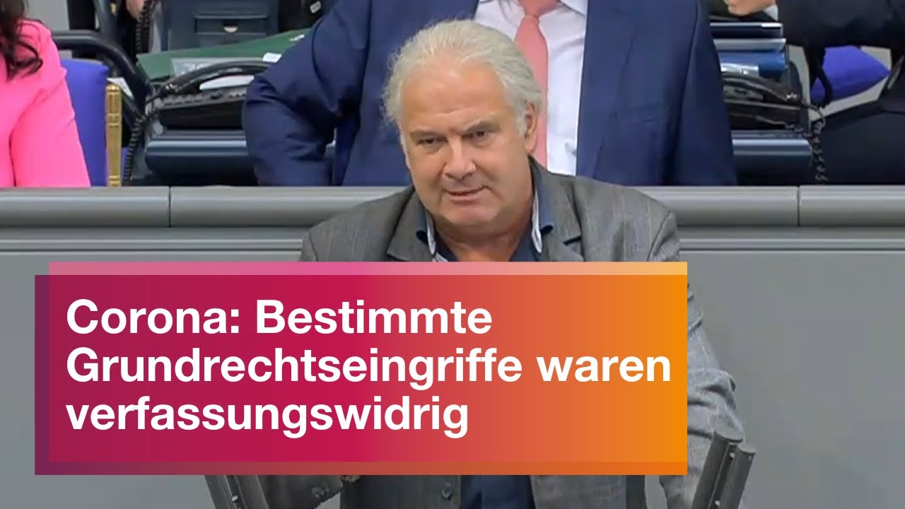 Corona-Ma&szlig;nahmen: Bestimmte Grundrechtseingriffe waren verfassungswidrig | Andrej Hunko, BSW