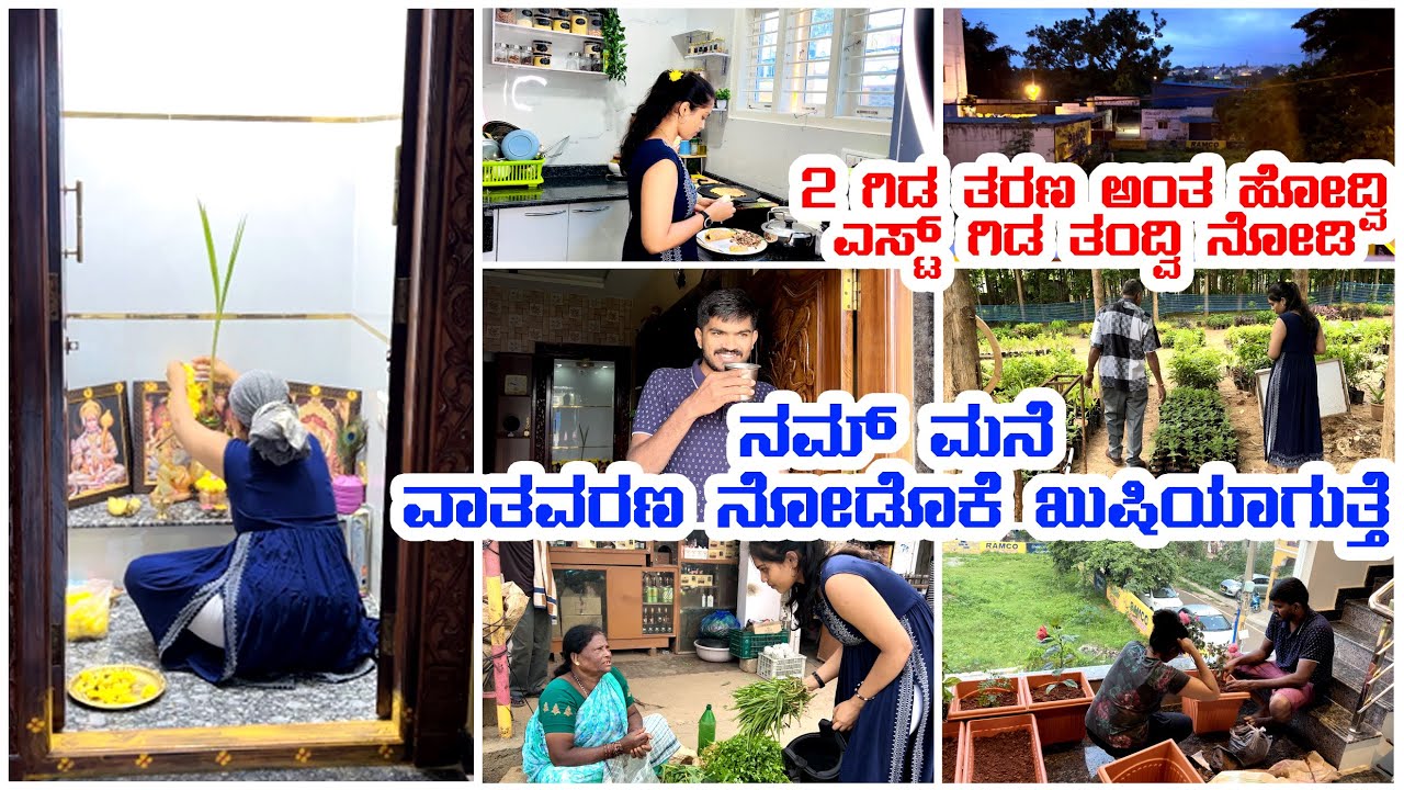 ಗಿಡ ತರೋಕೆ ಎಲ್ಲಿಗೆ ಹೋಗಿದ್ವಿ ನೋಡಿ | Passage gardening | ಇವಾಗ ಮನೆ ವಾತಾವರಣ ಎಷ್ಟು ಚೆನ್ನಾಗಿದೆ ಅಲ್ವಾ 