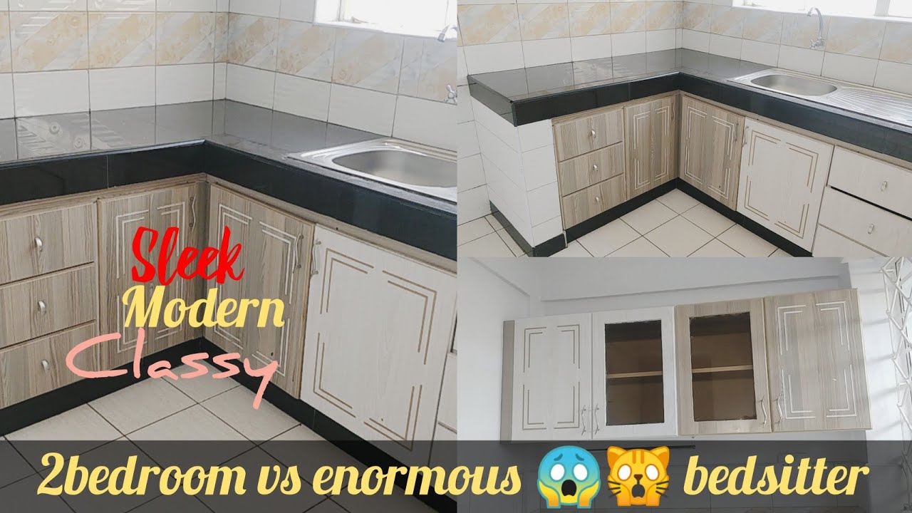 Modern 2bedroom apartment tour vs huge bedsitter (2020/house hunting/cost of living in Nairobi Kenya