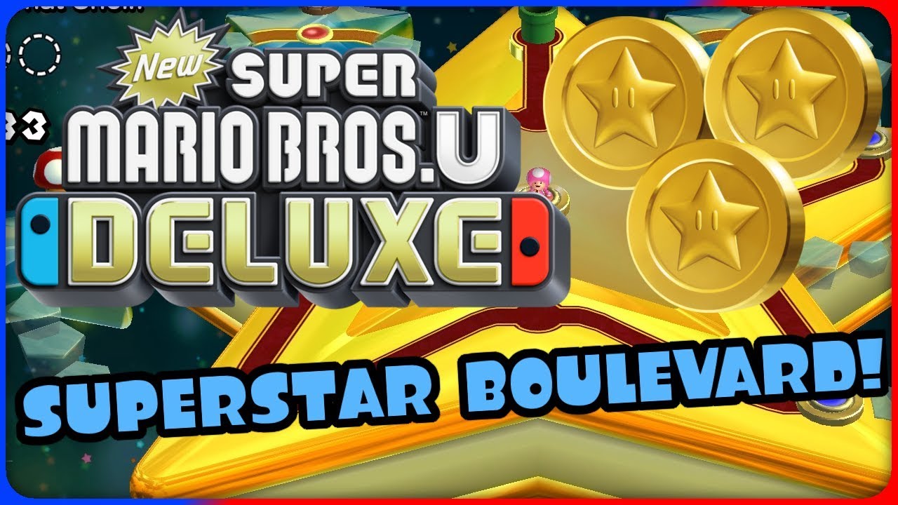 Superstar Road 🌰 New Super Mario Bros. U Deluxe 100% Walkthrough