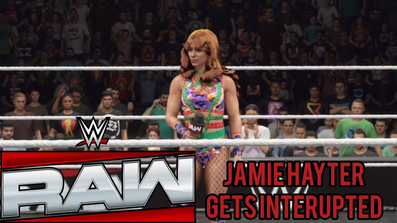 WWE 2K25 RAW: JAMIE HAYTER GETS INTERUPTED