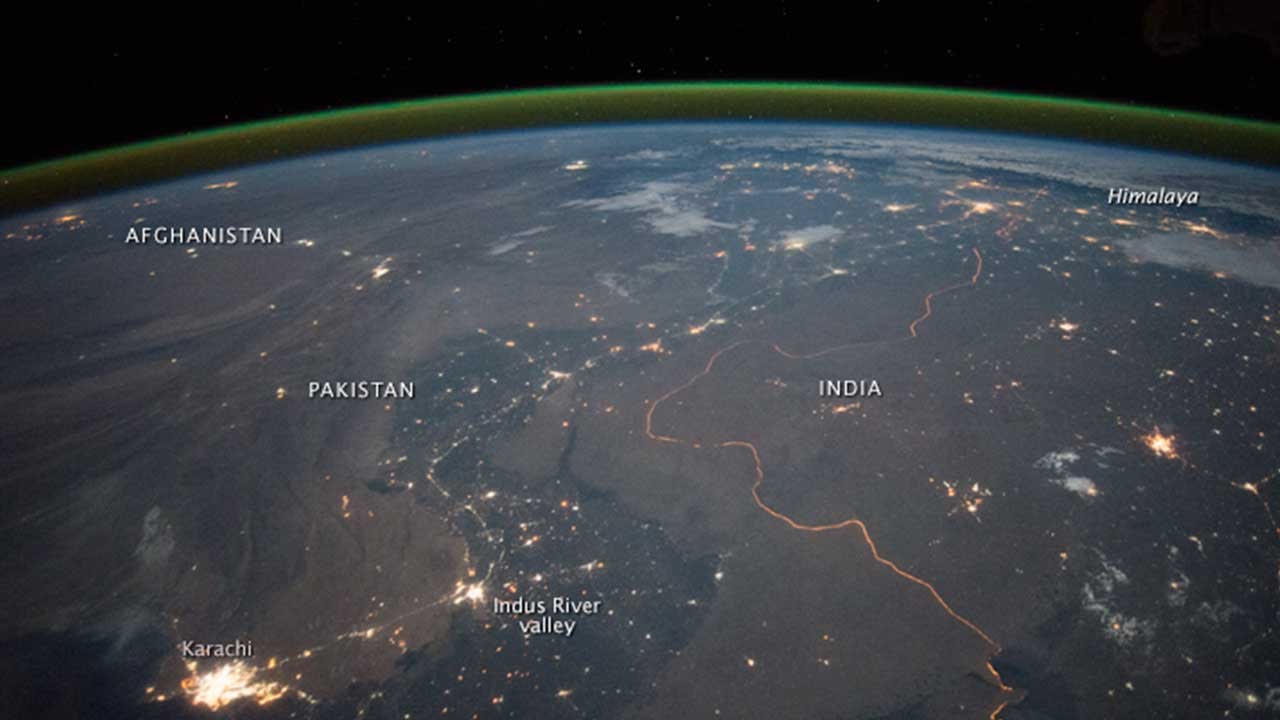 NASA shares stunning pictures of India-Pakistan border from space, have a look