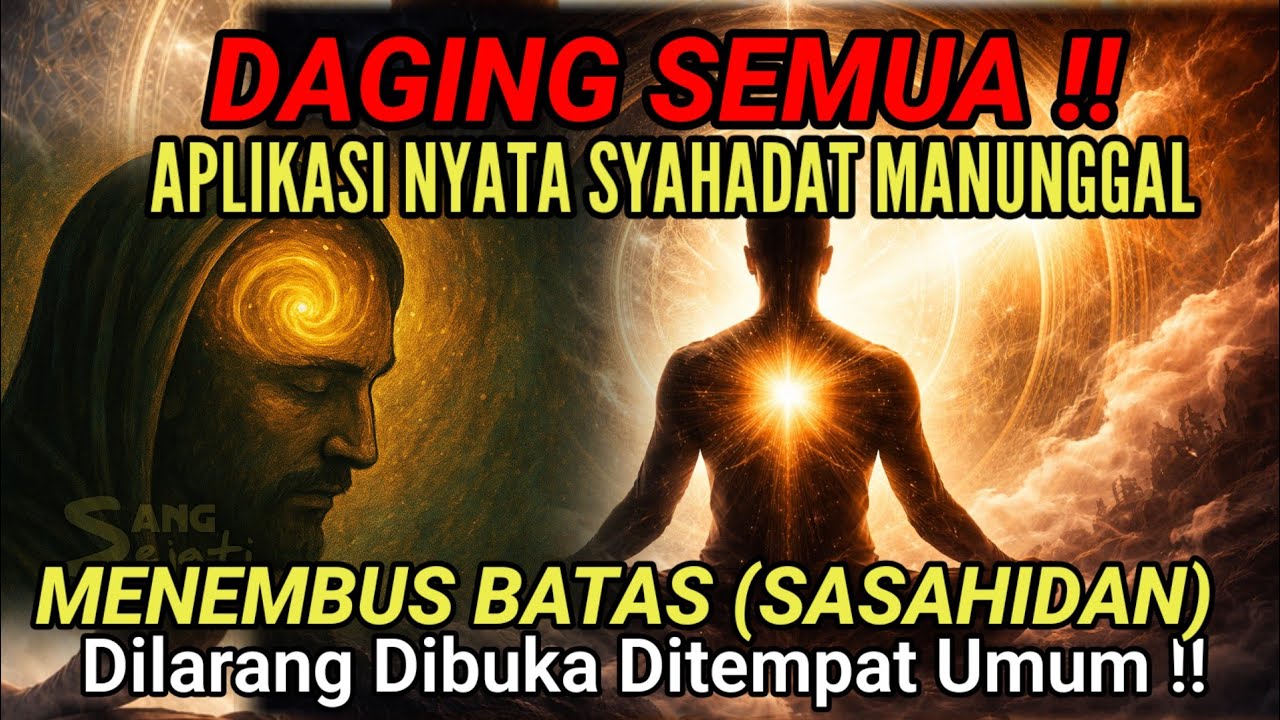 Syahadat Manunggal, Awas !! Jangan Dibuka Sembarangan