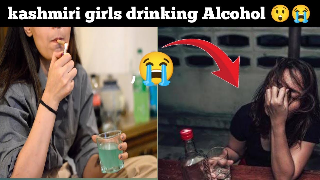 A young kashmir girl viral video drinking alcohol #kashmirigirls #viral #srinagar #rajbagh 