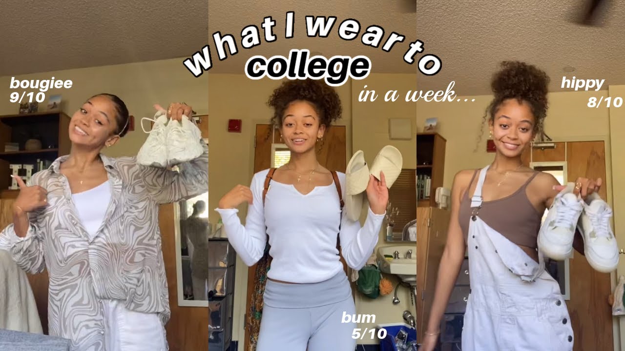 WHAT I WEAR TO COLLEGE IN A WEEK.......