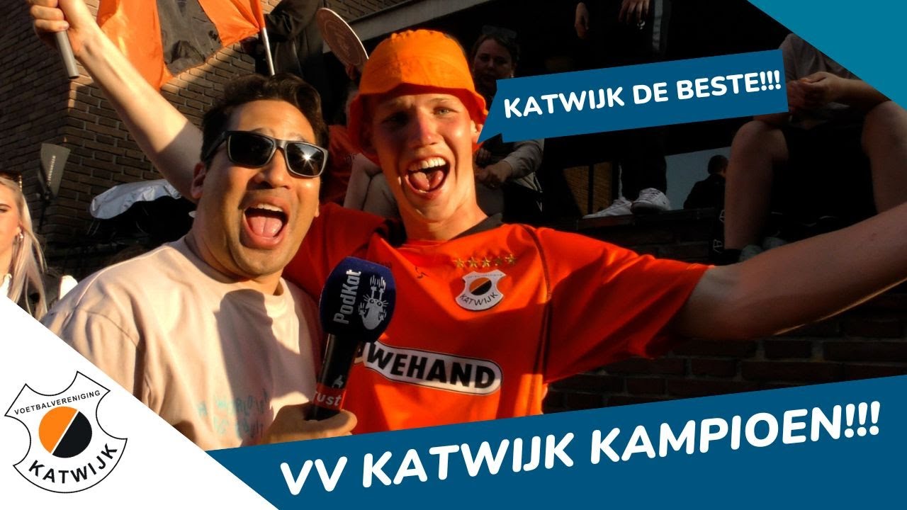 PODKAT VIERT KAMPIOENSFEEST VAN VV KATWIJK