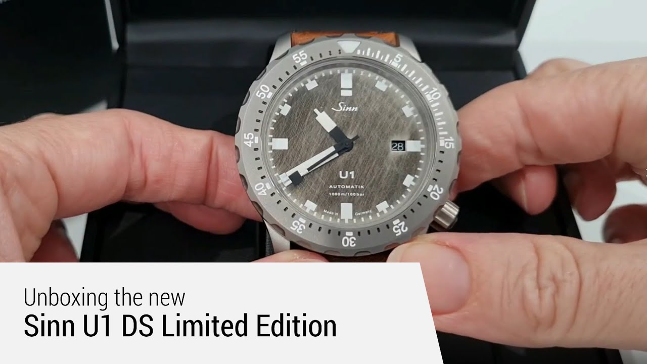Sinn U1 DS - Unboxing & Preview of the new dive watch from Sinn