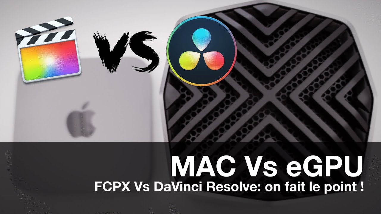 Mac Vs eGPU - FCPX Vs Davinci Resolve