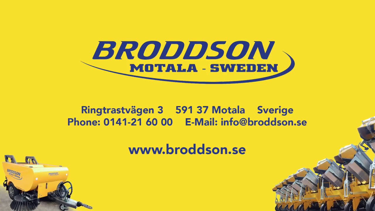Подметально-уборочная машина Broddson Nordic