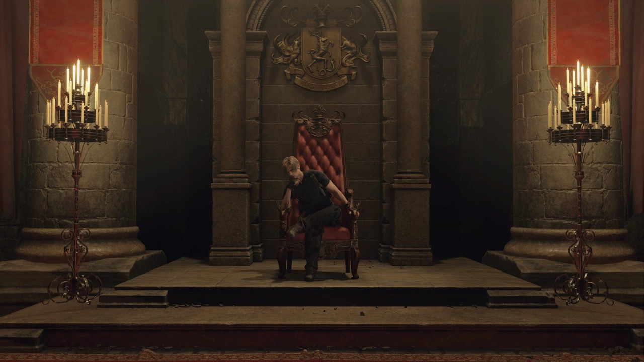 Hardcore mode To the castle Resident Evil 4 live #5  @gu1abjam