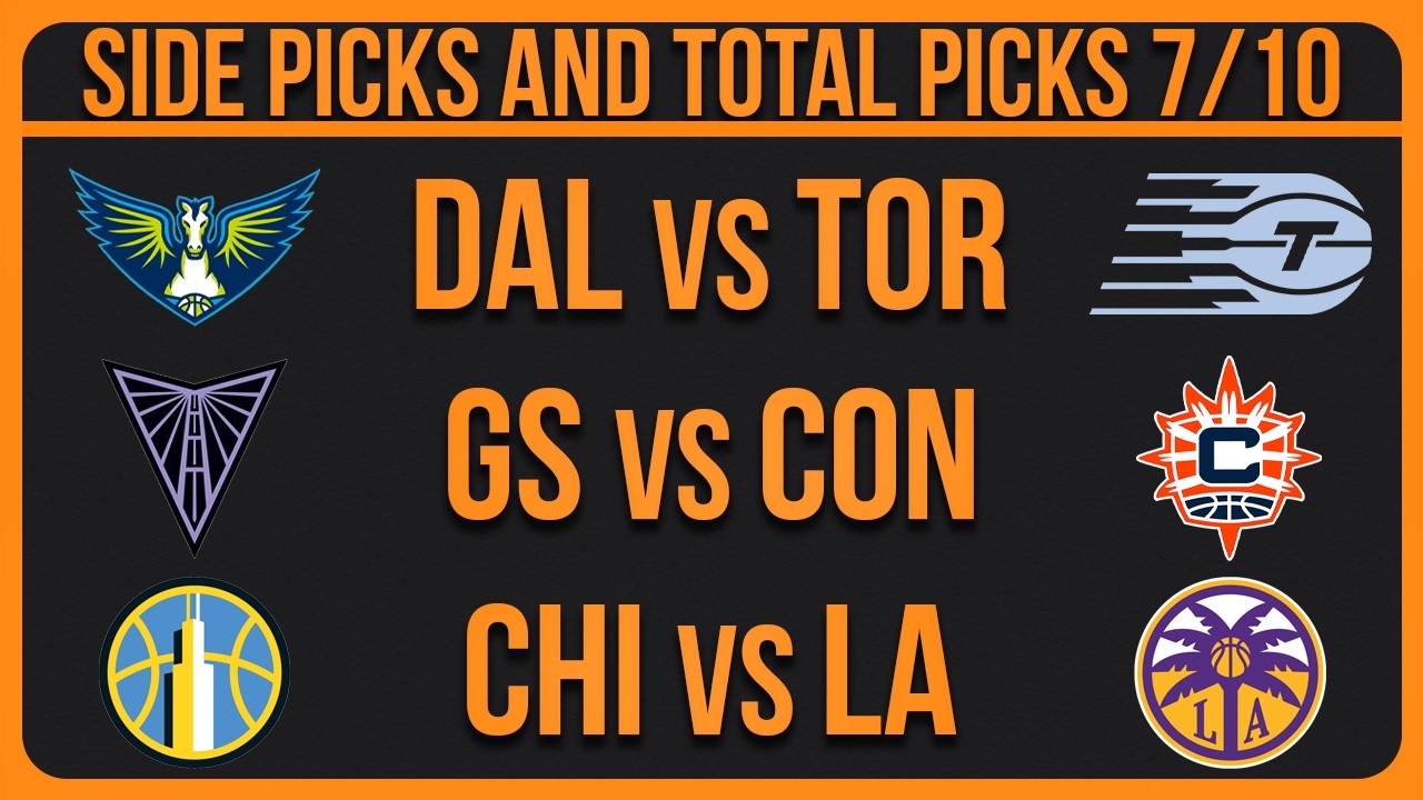 WNBA Picks Today Friday 7/10/26 | FREE WNBA Best Bets & Predictions