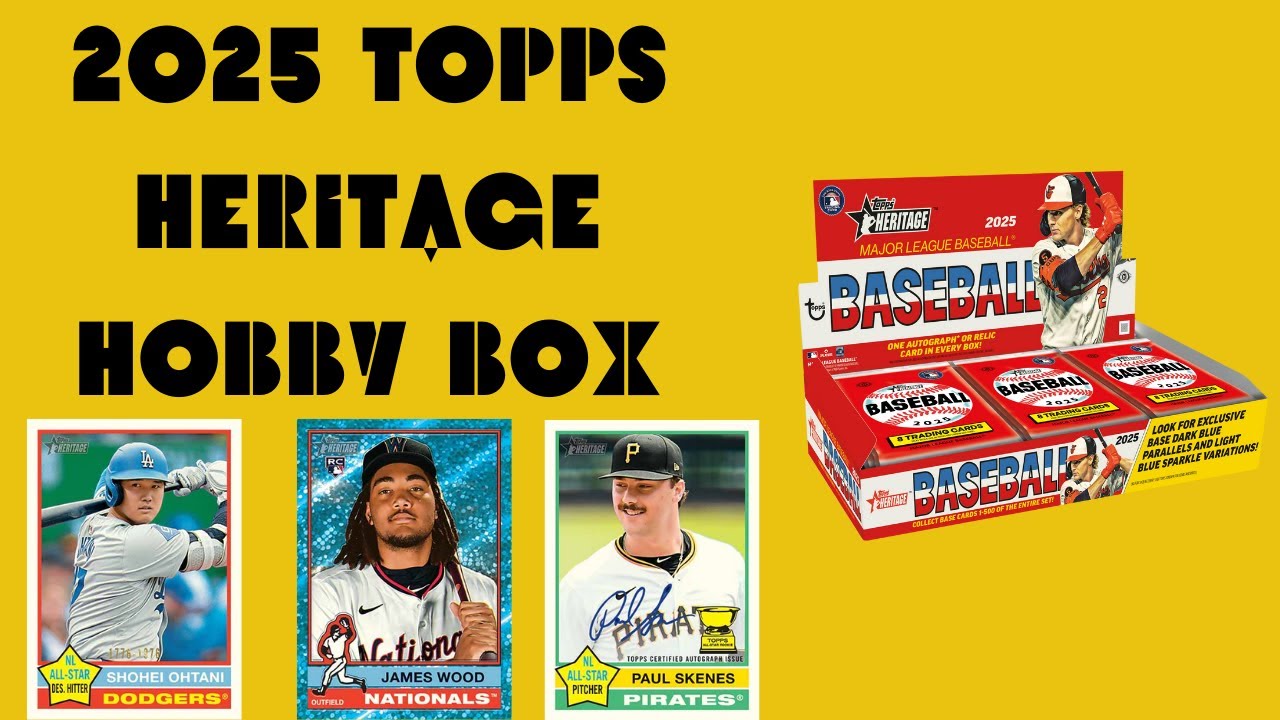 2025 Topps Heritage Hobby Box Opening! Big Pulls & First Look at the New Set!