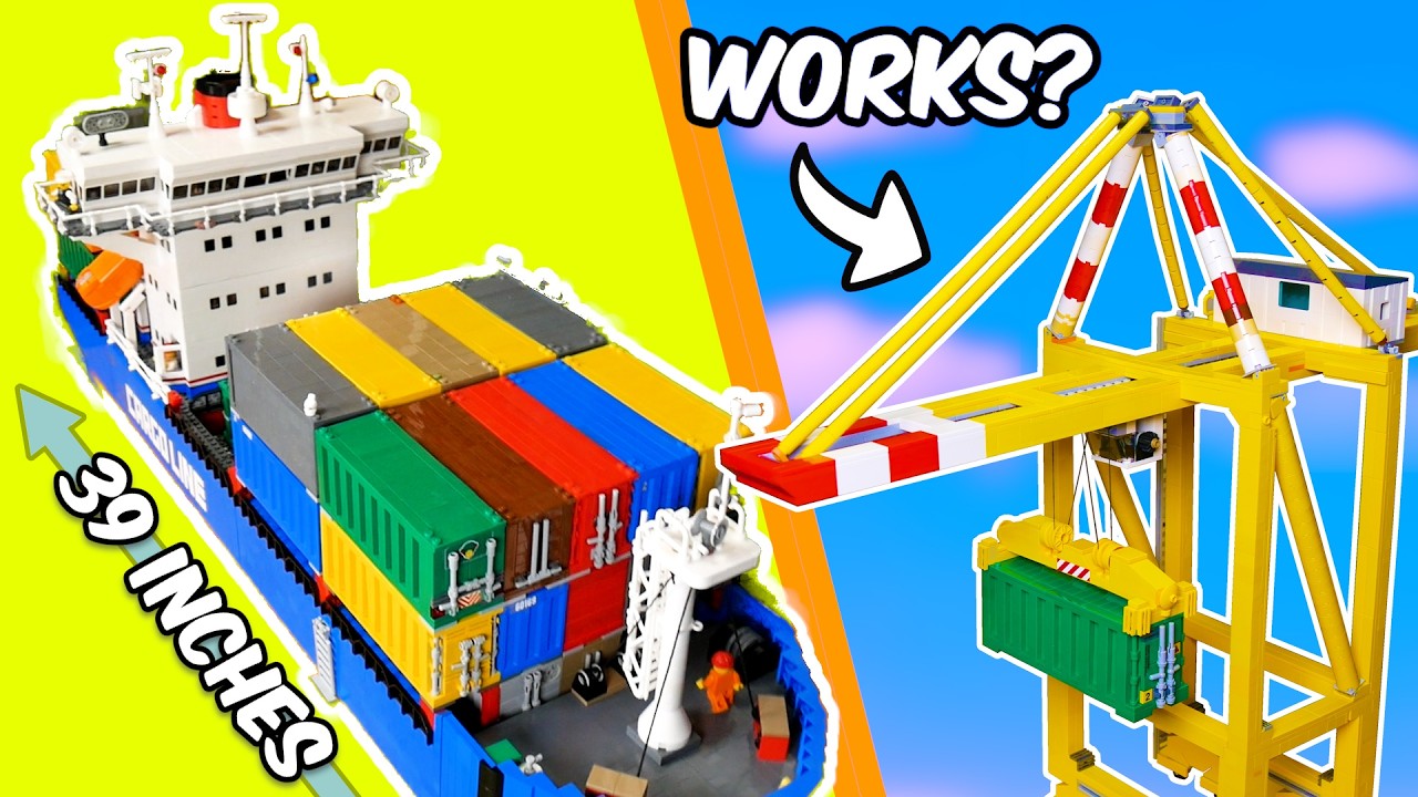 I built a LEGO PORT!