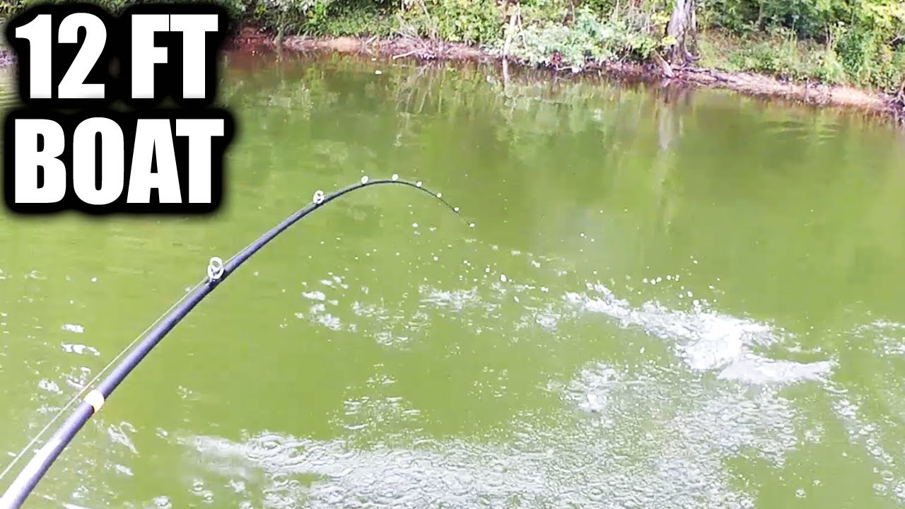 FIRST TIME Exploring This Lake in a Boat! Bass Fishing in a 12FT BOAT
